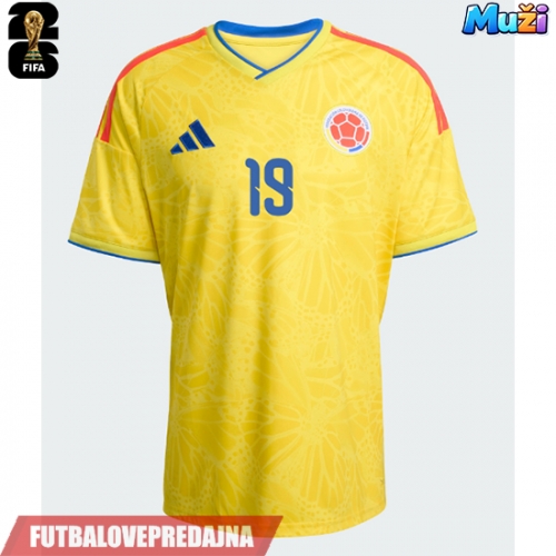 Lacne Muži Futbalové dres Kolumbia Jhon Lucumi #3 MS 2026 Krátky Rukáv - Domáci